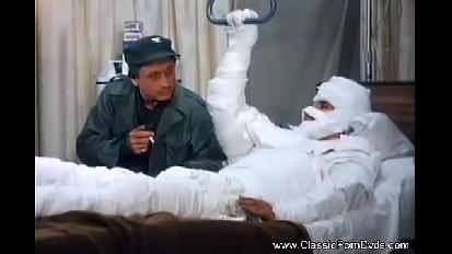 Retro nurses get down and fuck