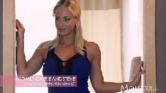 Mom romancing a perfect blonde milf