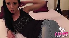 Sexy girl cheats on boyfriend and fucks for creampie