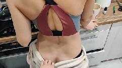 Amateur teen love to be fucked at kitchen pov