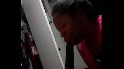 Reverse cowgirl and slurp up