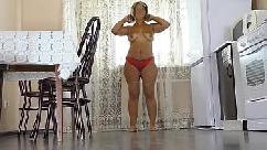 Step mom undressed in front of and gave him her ass for anal sex