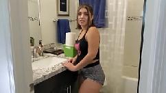 Casting curvy i fucked my hot tight slim thick maid and came in her mouth