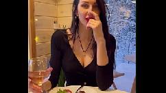 I invited my step mom to a restaurant and was rewarded with cool sex pov