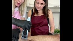 During the training of an apprentice client powerfully cum in the office sugarnadya