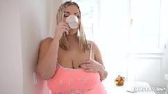 Busty seduction with krystal swift finger fucking her juicy pink pussy