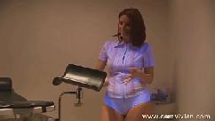 Having some fun at the gynecologist s abandoned table