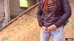 Omg danger public cum panties