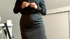 Personal assistant gets anal fuck ends with her first ass orgasm business bitch