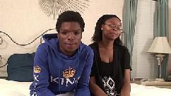 Amateur ebony chick gets fucked hard by her boyfriend