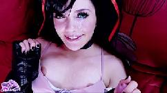 Marnie gives you a sensual handjob to get a cumshot on face