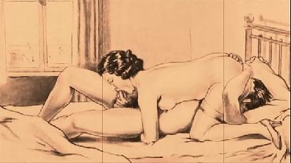 Vintage erotic drawings
