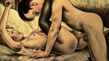 Vintage erotic drawings