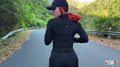 Met a stranger on a morning run and fucked her