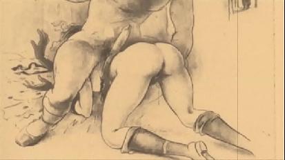 Vintage erotic drawings