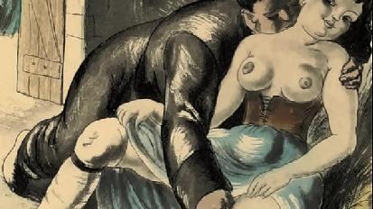 Vintage erotic art