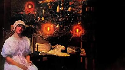 Vintage erotic christmas