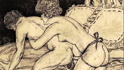 Vintage erotic art