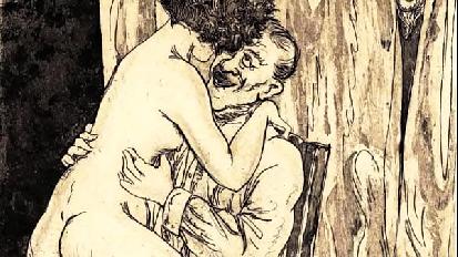 Vintage erotic drawings