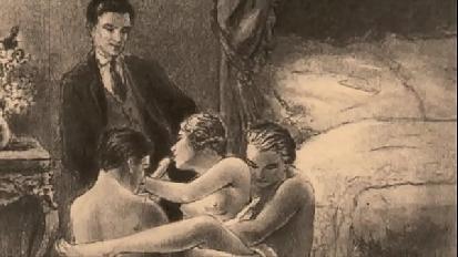Vintage erotic drawings