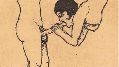 Vintage erotic drawings-the erotic alphabet