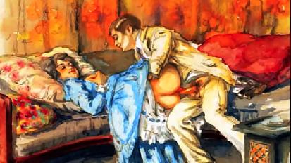 Vintage erotic drawings