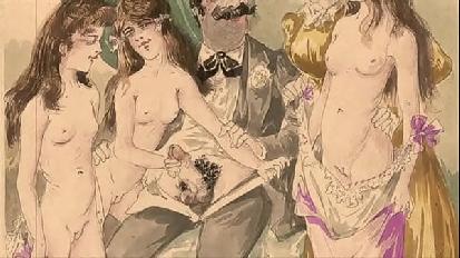 Vintage erotic drawings