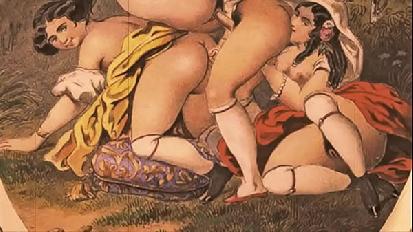 Vintage erotic drawings