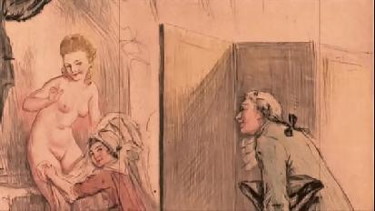 Vintage erotic drawings