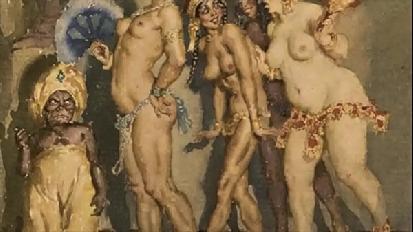 Vintage erotic drawings