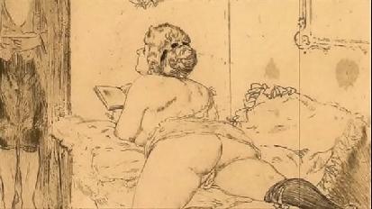 Vintage erotic drawings
