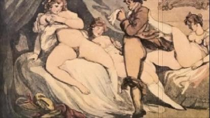 Vintage erotic illustration