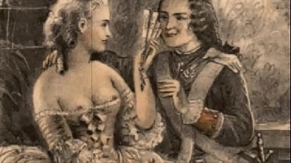 Vintage erotic illustration