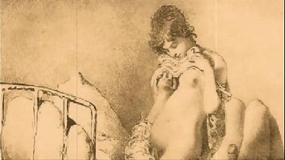 Vintage erotic illustration