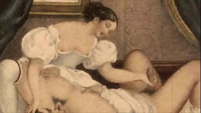 Vintage erotic illustration