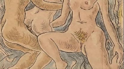 Vintage erotic drawings