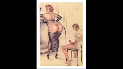 Vintage erotic art