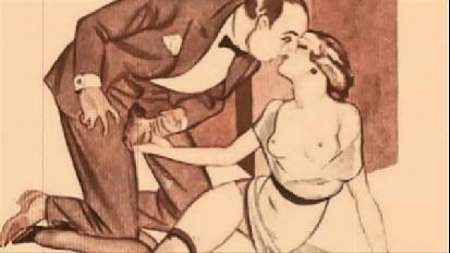 Vintage erotic animation