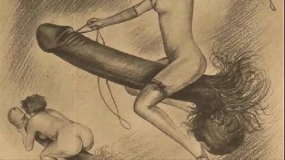 Vintage erotic illustration