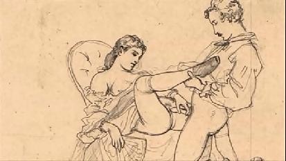 Vintage erotic illustration