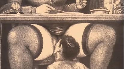 Vintage erotic illustration