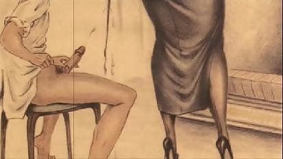 Vintage erotic drawings