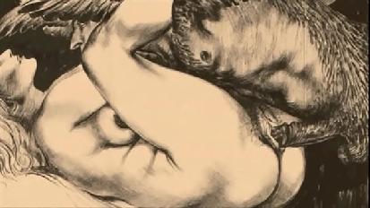 Vintage erotic illustration