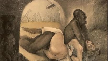 Vintage erotic drawings