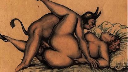 Vintage erotic drawings
