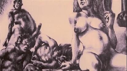 Vintage erotic drawings