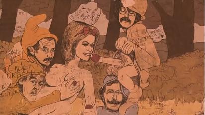 Vintage erotic drawings