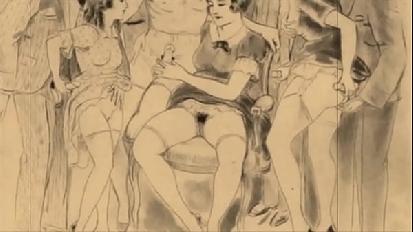 Vintage erotic drawings