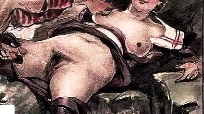 Vintage erotic drawings