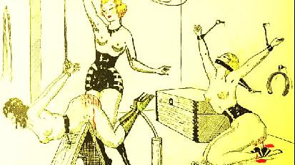 Vintage erotic drawings